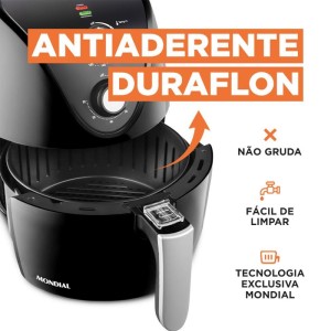 Fritadeira Air Fryer 3,5l 127v Preta-109403-75814