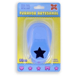 Furador Papel E Eva Gigante Estrela 38mm-073179-13626