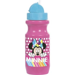 Garrafa Plastica Minnie Baby Retratil 580ml-109070-85148