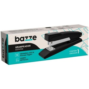 Grampeador Metal Bazze B5945m Preto 26/6 P/25f.-091903-24169