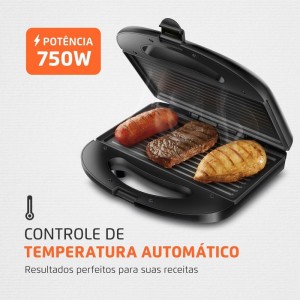 Grill Sanduicheira Pratic 127v Pt-109385-27756