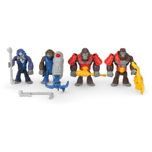 Imaginext Gorilas Fig. C/ Acess. 4-pack-103967-68995