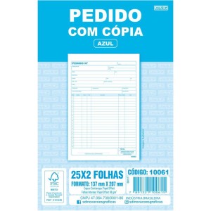 Impresso Talao De Pedido 1/18 2 Vias 25 Folhas 137x207-109700-19870