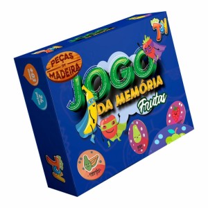 Jogo Da Memoria Frutas Em Madeira 24 Pecas-111623-41806