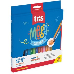 Lapis De Cor Triangular Mega Soft Aquarell+pincel 24co-110237-51518