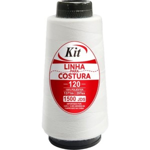 Linha Para Costura Poliester 1500jds Branca-110434-60615