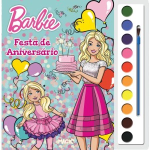 Livro Aquarela Barbie 28x27cm 16pgs-110892-35932