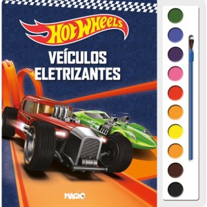 Livro Aquarela Hot Wheels 28x27cm 16pgs-110893-63423