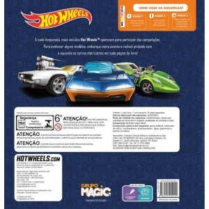 Livro Aquarela Hot Wheels 28x27cm 16pgs-110893-67506