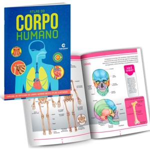 Livro Atlas Corpo Humano 32pgs 20x27cm-110977-63553