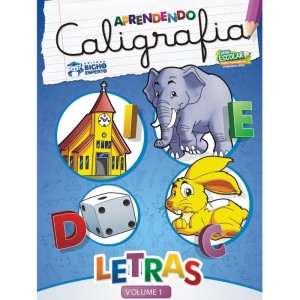 Livro Caligrafia Aprendendo Caligrafia 4 Titulo-093829-18915