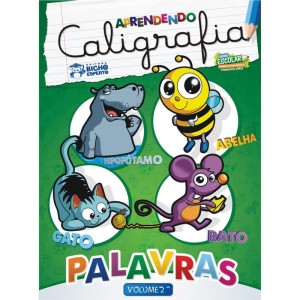 Livro Caligrafia Aprendendo Caligrafia 4 Titulo-093829-26987