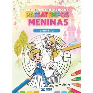 Livro De Atividades Passatempo Meninas 16pg 4titul-110155-62391