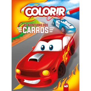 Livro Infantil Colorir As Aventuras Dos Carros 16pgs-110931-38514