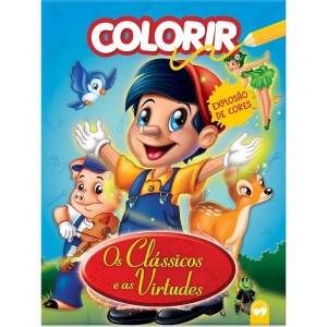 Livro Infantil Colorir Classicos E Virtudes 16pgs-110934-21606