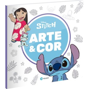 Livro Infantil Colorir Stitch Arte E Cor 27x27cm 36p-110870-75427