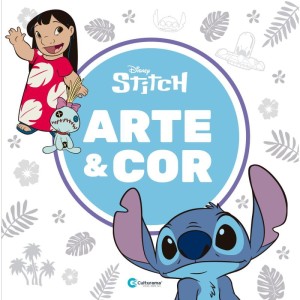 Livro Infantil Colorir Stitch Arte E Cor 27x27cm 36p-110870-96250