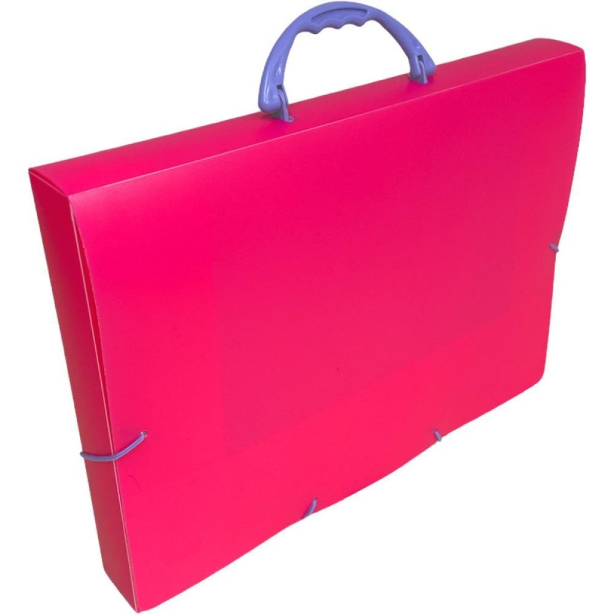 Maleta Plastica Com Alca Oficio Full Color Pink-109460-89002