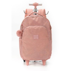 Mochila Com Rodinha Up4you Crinkle G Nude-107131-33107