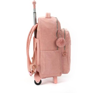 Mochila Com Rodinha Up4you Crinkle G Nude-107131-83339