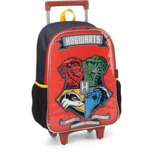 Mochila Infantil Com Rodinha Harry Potter M Vermelha-107052-25166