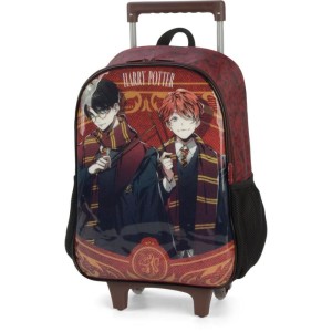 Mochila Infantil Com Rodinha Harry Potter M Vinho-107051-12324