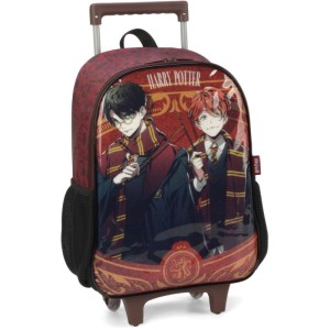 Mochila Infantil Com Rodinha Harry Potter M Vinho-107051-25734