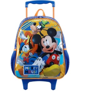 Mochila Infantil Com Rodinha Mickey X1-108531-65778