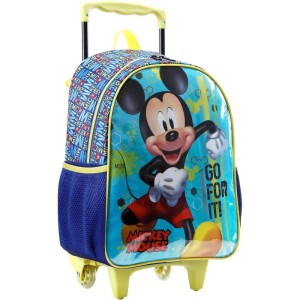 Mochila Infantil Com Rodinha Mickey X2-108535-67415