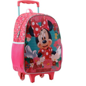 Mochila Infantil Com Rodinha Minnie X2-108489-14267