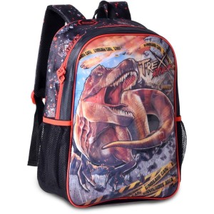 Mochila Infantil Com Rodinha T-rex Attack G Preta-108829-26700