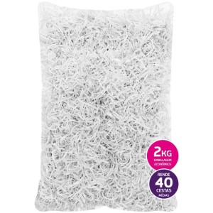 Palha Para Decoracao Boop Branco 2kg.-111459-54866