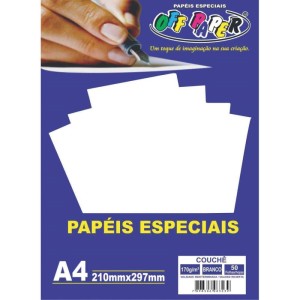 Papel A4 Couche Branco 170g-069970-18537