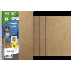 Papel Kraft Folha Kraft A3 100g. 50fls-111563-19217