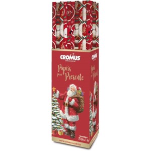 Papel Presente Natal 9 Modelos 70x100cm