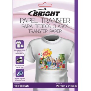 Papel Transfer A-4 Tecidos Claros-016190-43063