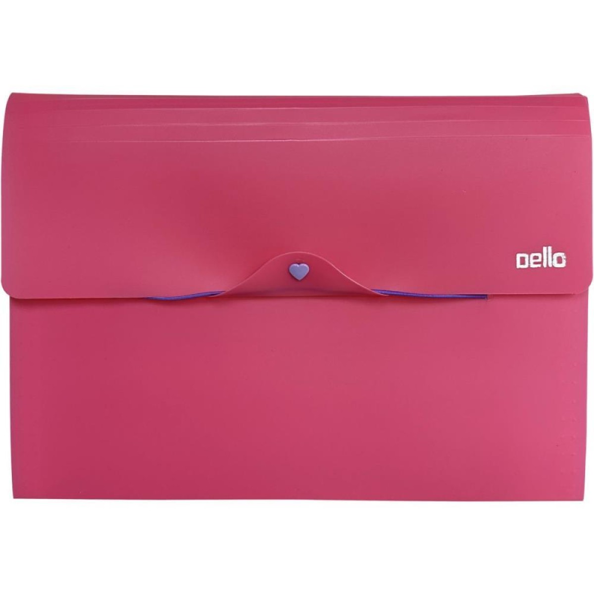 Pasta Sanfonada Plastica A4 12divisoes Full Color Pink-109480-76109