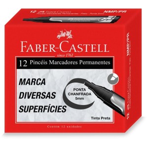 Pincel Marcador Permanente Preto-083558-44508