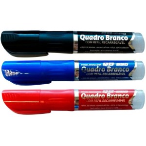 Pincel Quadro Branco Qb550 Recarregavel Azul-111395-54549