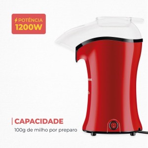 Pipoqueira Popflix 127v Vermelha-109409-36290