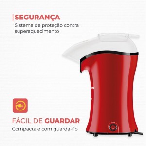 Pipoqueira Popflix 220v Vermelha-109410-94611