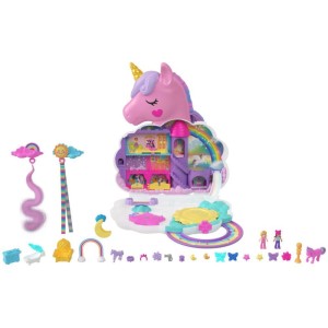 Polly Pocket Micro Lounge Do Unicórnio Arco-íris-103868-68707