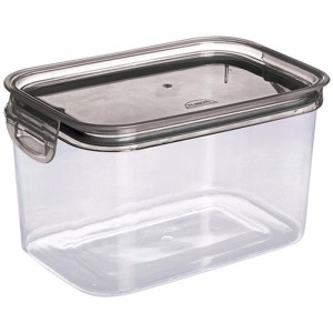 Pote Plastico Retangular C/trava 1,2l Crista-111022-25541