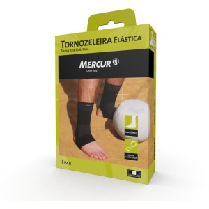 Produto Ergonomico Tornozeleira Elast.par G Preta-111470-59333