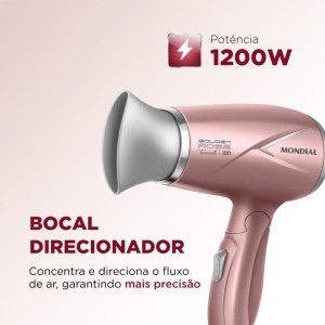 Secador De Cabelo Golden Rose 1200w  Bivolt-109400-31975