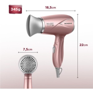 Secador De Cabelo Golden Rose 1200w  Bivolt-109400-85530