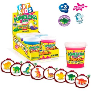 Slime Kimeleka Dinos 180g Sortido-110725-95661