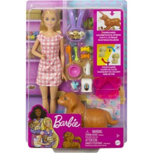 Barbie Family Cjto Filhotes Recém-nascidos-098945-38913