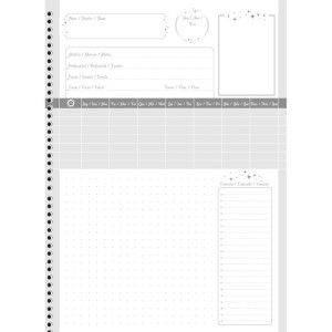 Caderno 01x1 Capa Dura Graffiato Azul 120f-109753-22298