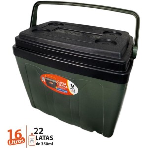 Caixa Termica 16l. C/alca Popstar Vd Militar-111100-72632